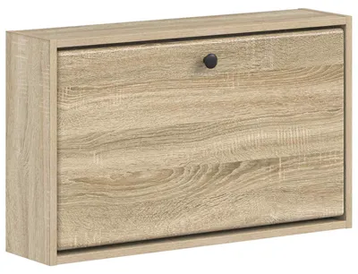 Immagine prodotto di Armadietto a muro per scarpe, modello BREDA, dimensioni 71 x 17 x 43 cm, realizzato in materiale composito di legno