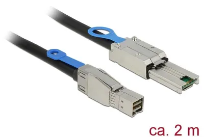 Image de Delock 83572 DELOCK Kabel MiniSAS-HD SFF-8644 -> Mini-SAS SFF-8088 2m