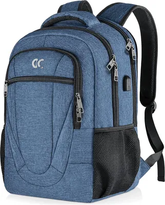 Produktbild von OKWISH 17.3 zoll Bag Rucksack Schule Arbeit & Freizeit Outdoor Sport Wandertasche Fahrradrucksack Laptoprucksack Daypack Blau