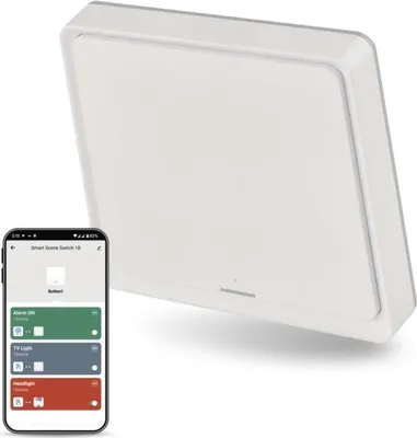 Produktbild von EMOS GoSmart White tragbarer ZigBee-Szenensteuerer, 1-Taster H5011