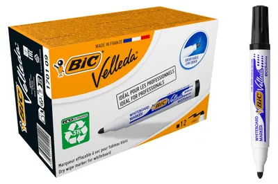 Produktbild von BIC Board Marker Bullet Tip, Schwarz