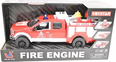 Produktbild von DROMADER Feuerwehr-Pickup mit Licht und Sound 1355413