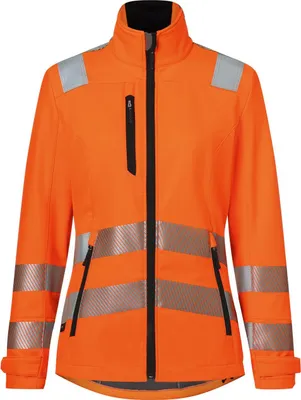 Produktbild von KÜBLER REFLECTIQ Softshell Jacke Damen PSA 2 warnorange  1509 8427-37-XL
