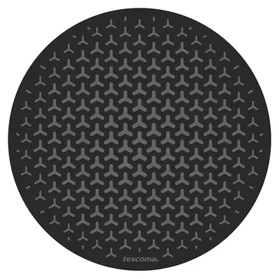 Obrázok produktu pre Tescoma 428782, Jednofarebné, Kolo, Čierna, Silikón, Indukčná, 24 cm