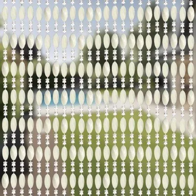 Produktbild von Insektenschutzvorhang Duo für Tür und Fenster - Perlenvorhang für Balkontüren - Weiß 100 x 225 cm