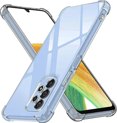 Produktbild von Conie Rugged Silikon Schutzhülle für Samsung Galaxy A33 5G Tasche Case Cover Bumper TPU Hülle in Transparent