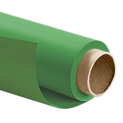 Produktbild von Walimex pro Fotohintergrund aus Karton 1,35x10m, grün I Fotoleinwand als Greenscreen für den professionellen Fotostudio Einsatz I Ideal für Produktfotografie I reflexfrei, strapazierfähig & zum Rollen (1022807)