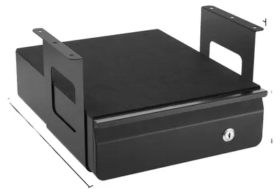 Obrázek produktu pro Zásuvka pod stůl, uzamykatelný design, úsporný organizér, jedna přihrádka