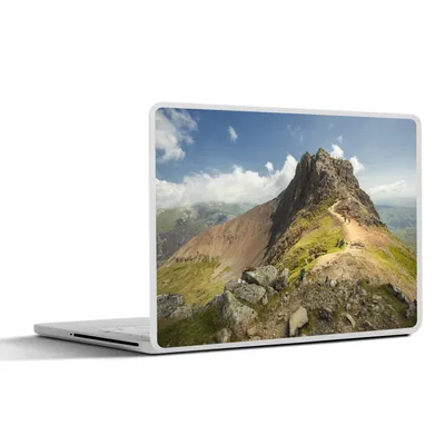 Produktbild von MuchoWow® Laptop Aufkleber Sticker Cover Berggipfel im Snowdonia-Nationalpark in Wales 36.5x27.5 cm - Laptop-Sticker