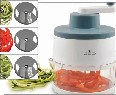 Zdjęcie produktu dla GSD Gemüseschneider "Chef Cutter" mit 3 Einsätzen  30 423
