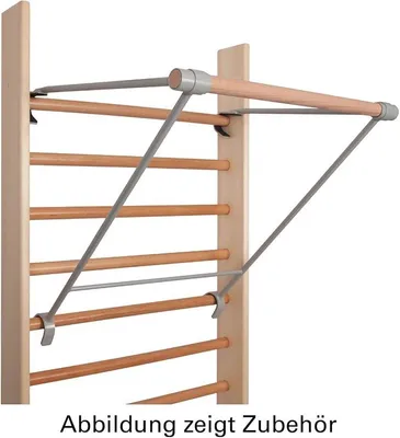 Imagen del producto de Barra para dominadas, barra de escalada, barra para abdominales, barra de gimnasia para pared de escalada