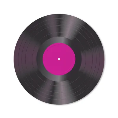 Produktbild von MuchoWow® Mauspad Mousepad Vintage - LP - Rosa - Vinyl-Schallplatten 30x30 cm - Mousepads - Maus Mat - Pad - Mausunterlage - Tischunterlage - Schreibtischmatten