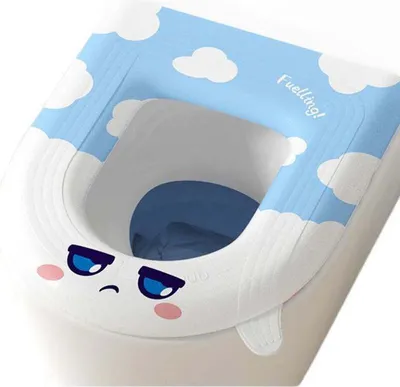 Produktbild von 100% Wasserdichter Toilettensitzbezug aus EVA - Nässeschutz & Einfache Reinigung, Ideal für 4 Jahreszeiten