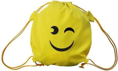 Produktbild von Trend-Bag mit Aufdruck - Smilie Zwinker - 65207 - Turnbeutel Sporttasche Rucksack