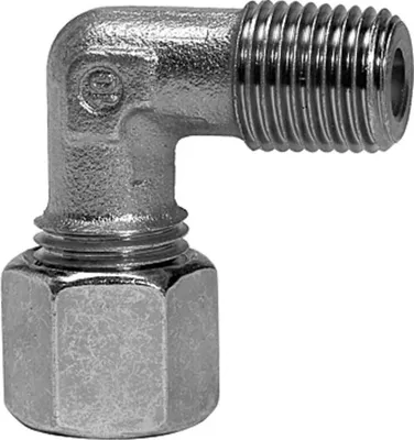 Produktbild von Riegler Winkel-Einschraubverschraubung, R 1 a., Rohr-Ø 28, Stahl verz.