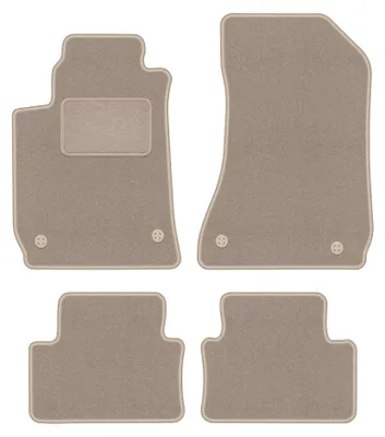 Immagine prodotto di Tappetini in moquette per Alfa Romeo 159 2006-2011 (berlina/station wagon/Sportwagon) – set 4 pezzi, beige, su misura – Wielganizator LUX