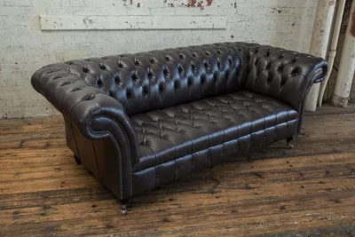 Produktbild von 3 Sitzer Chesterfield Polster Sofas Design Luxus Couch Sofa Leder Couchen XXL
