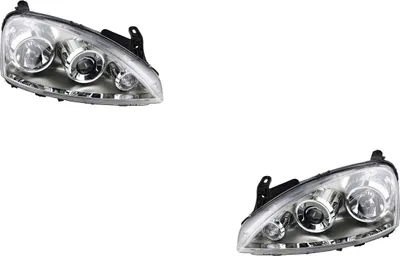 Produktbild von Scheinwerfer passend für Opel Corsa C 03 - 09 FF H7 H7 Satz Links Rechts 1216293 1216177 93177646 93188581 1216176 1216292 93177647 931 Johns
