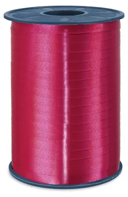 Produktbild von PRÄSENT C.E. PATTBERG Geschenkband Bordeaux, 500 Meter Ringelband 5 mm zum Baste