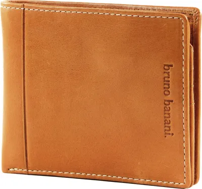 Produktbild von bruno banani Leder Geldbörse Wallet Cognac hellbraun
