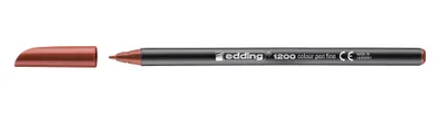 Obrázek produktu pro Edding 41200007 1200 Barevné pero s vlákny - 0,5 - 1 mm, hnědé