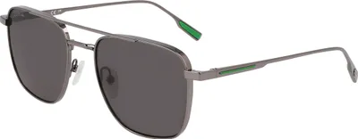 Produktbild von LACOSTE L261S 035 SHINY GUNMETAL 55/19/145 MALE Sonnenbrillen
