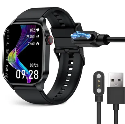Productafbeelding van Lamshaw magnetische oplader, compatibel met de IYDEE T98 smartwatch van 2,04 inch