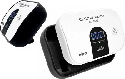 Zdjęcie produktu dla Czujnik czadu EURA CD-45A2 wolnostojący, bateryjny, wyswietlacz LCD