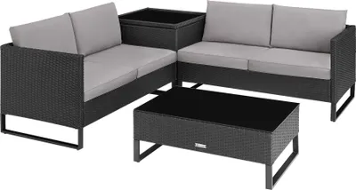 Produktbild von Rattan Lounge Ostuni für 4 Personen widerstandsfähig und UV-beständig