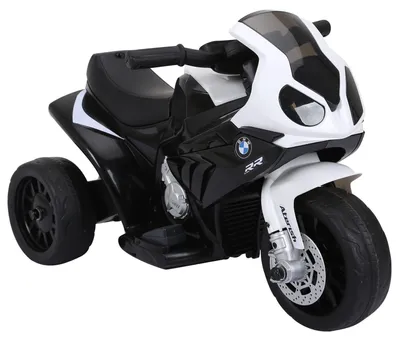 Produktbild von Bmw S1000Rr Lizenziertes Elektro Kindermotorrad Kinderfahrzeug Mit Akku, Dreirad, Stahl, Schwarz, 66X37X44 Cm
