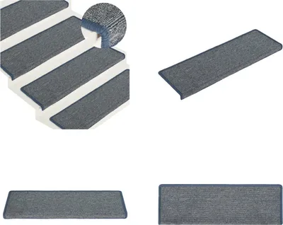 Obrázek produktu pro vidaXL Podložky pod schody 15 ks 65x21x4 cm Fialová a modrá - Podložka pod schody - Podložka pod schody - Podložky pod schody