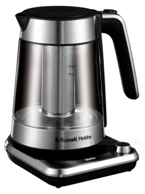 Obrázek produktu pro Rychlovarná konvice Russell Hobbs Attentiv 26200-70, 3000 W, 1,7 l, Spařovač, Regulace teploty, Časovač, Nerezová ocel/černá