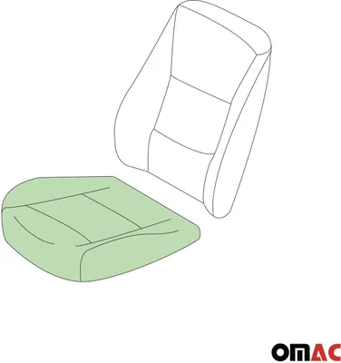 Image de Rechange Coussin de Siège en Mousse pour VW T4 Transporter Caravelle 1990-2003