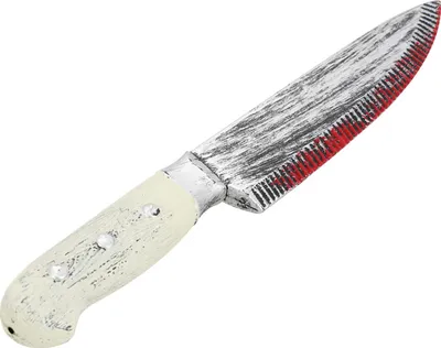 Produktbild von Blutiges Mörder Messer - 33 cm | Halloween Küchenmesser Waffe