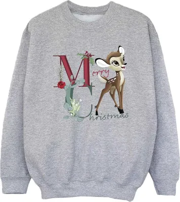 Obrázek produktu pro Bambi - Mikina „Merry Christmas“ pro dívky BI53348 (140–146) (sportovní šedá)