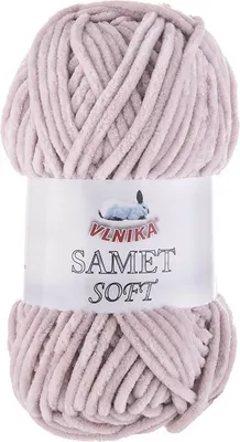 Produktbild von 100g Strickgarn Samet Soft Chenille-Strickgarn Samtwolle flauschig Farbwahl