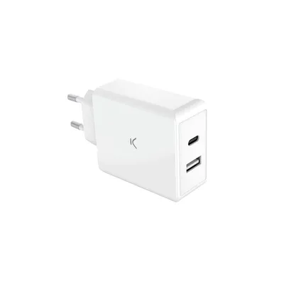 Immagine prodotto di Caricabatterie da parete KSIX Bianco 45 W