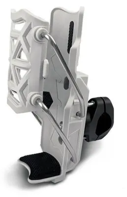 Imagen del producto de INF Portavasos Autoajustable de ABS — Sujeción Automática y Soporte Giratorio 360 grados para Motocicletas y Scooters Eléctricos Blanco