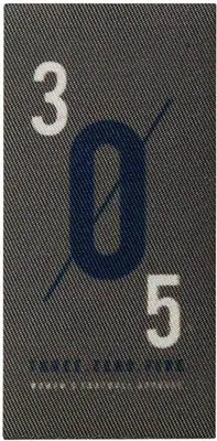 Produktbild von Mono Quick 04239 Three Zero Five Bügelbild, Patch, ca. 2,8 x 5,8 cm