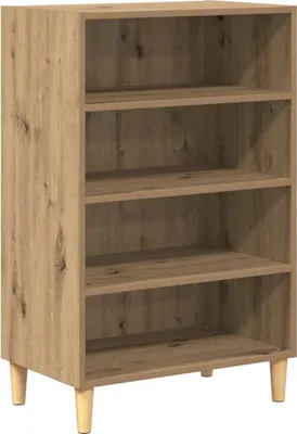 Produktbild von Möbel Sideboard - elegante Design - Mehrzweckschrank - Artisan-Eiche 57 x 35 x 89,5 cm Holzwerkstoff - Kommoden CLORIS7749232