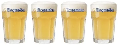 Productafbeelding van Hoegaarden Bierglazen Witbier 330 ml - 4 Stuks