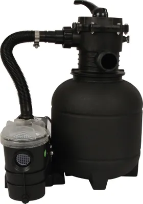 Zdjęcie produktu dla System filtrów piaskowych do czyszczenia basenów, 7500 l/h, 3,5 bar, jednofazowy silnik indukcyjny, system filtrów, filtr basenowy