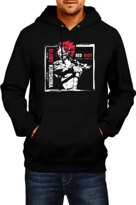 Obrázek produktu pro Pánská Mikina S Kapucí Japan Manga Anime Comics Animation My Hero Anime Academia 11, Man L / Černá