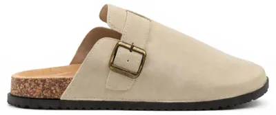 Produktbild von Damen Wildlederpantoffeln Slip On Hausschuhe Rona in Beige Gr.38