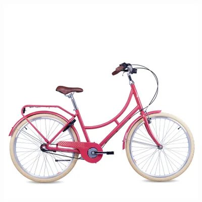 Produktbild von 26 Zoll Kinderfahrrad, 3-Gang Nexus, Rücktritt (N3), Mädchenfahrrad, S’COOL chiX classic, ab 10 Jahre, 140–160 cm, Beere/Beige
