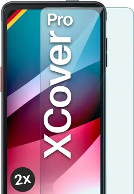 Produktbild von Glas Schutzfolie für Samsung Xcover Pro, Stückzahl:2er Set