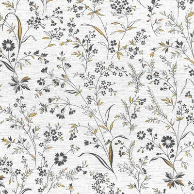 Produktbild von Vliestapete 869408 Tapete Blumen Floral 53 x 1005 cm Rasch Symphony Schwarz Weiß