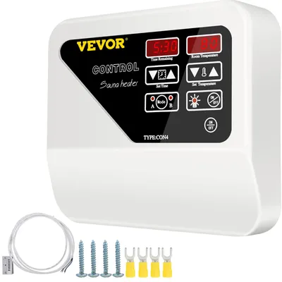 Sauna-Digitalcontroller für 3-9 kW Öfen, 380-415 V, mit Sensor