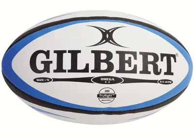 Image de Ballons de Rugby Gilbert Match Omega Bleu / Noir - Taille 4