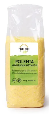 Obrázek produktu pro Polenta kukuřičná instantní BIO 450 g PROBIO